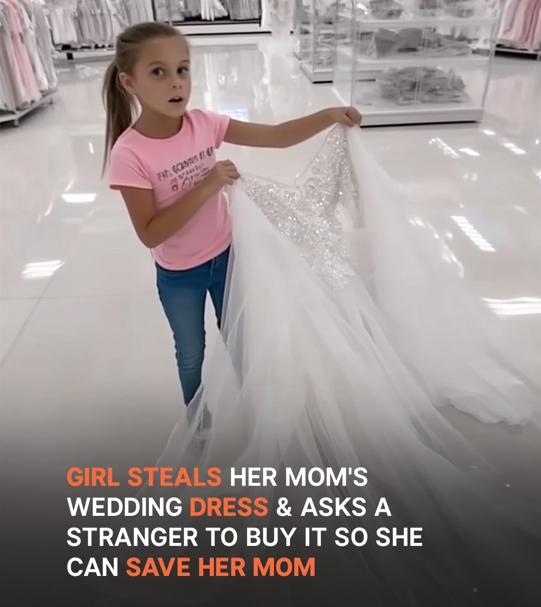 Just Before Wedding, Little Girl Steals Mom’s Wedding Dress and Begs a Stranger to Buy It — Story of the Day