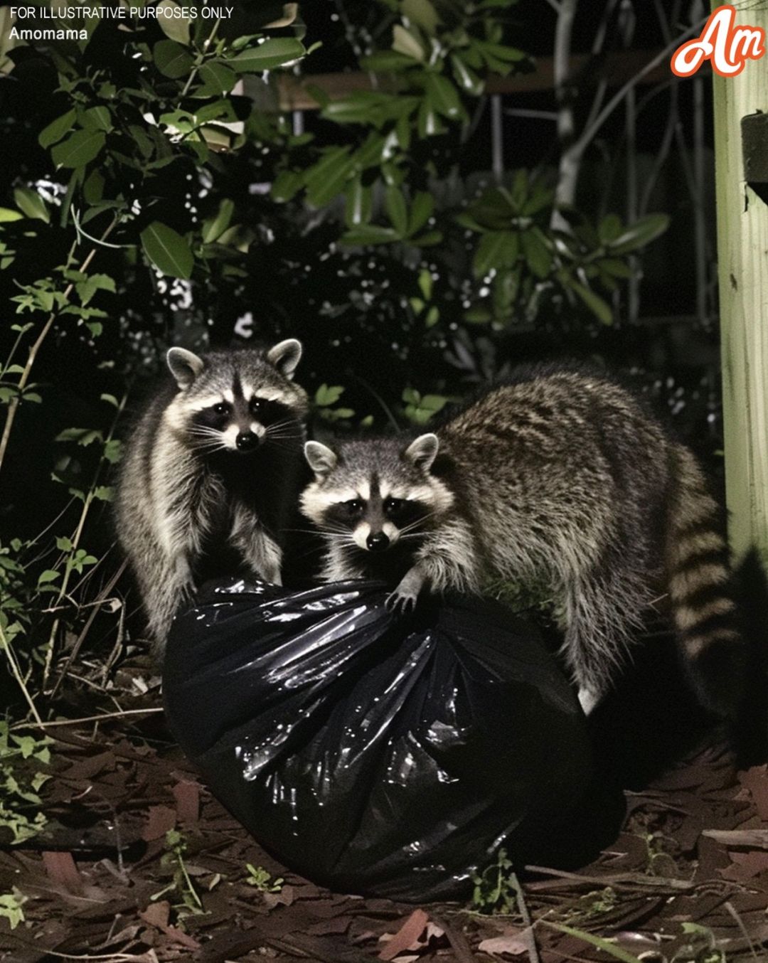 My husband was determined to poison the raccoons that kept invading our backyard, but what they pulled from our trash left me completely shocked