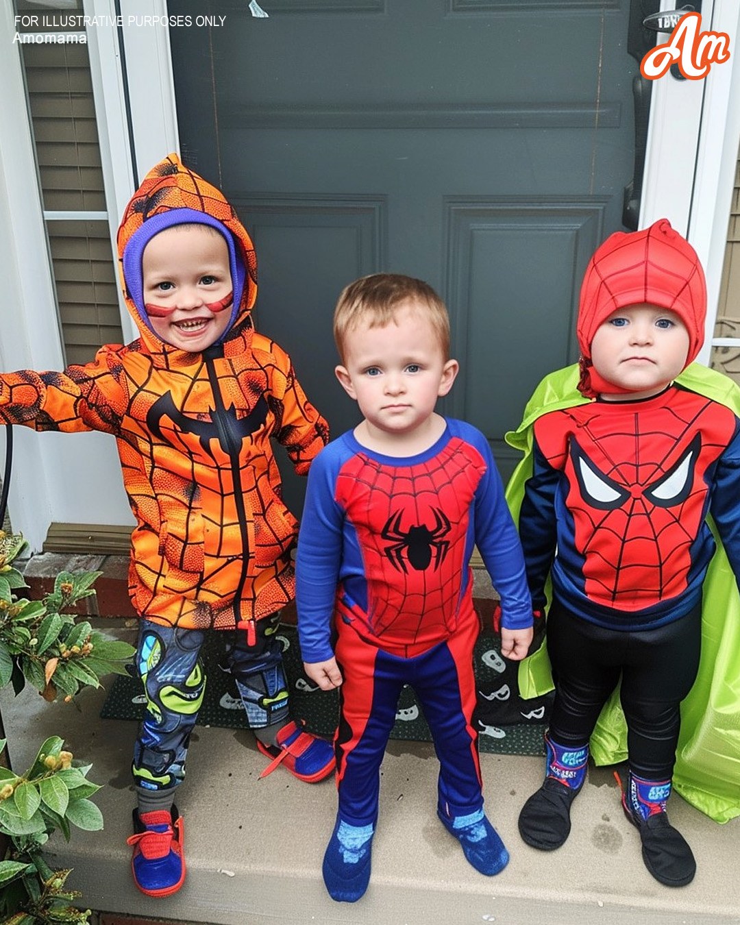 3 Years after Son’s Death, Lady Opens Door on Halloween & Sees Kids in Costumes She Sewed for Him – Story of the Day