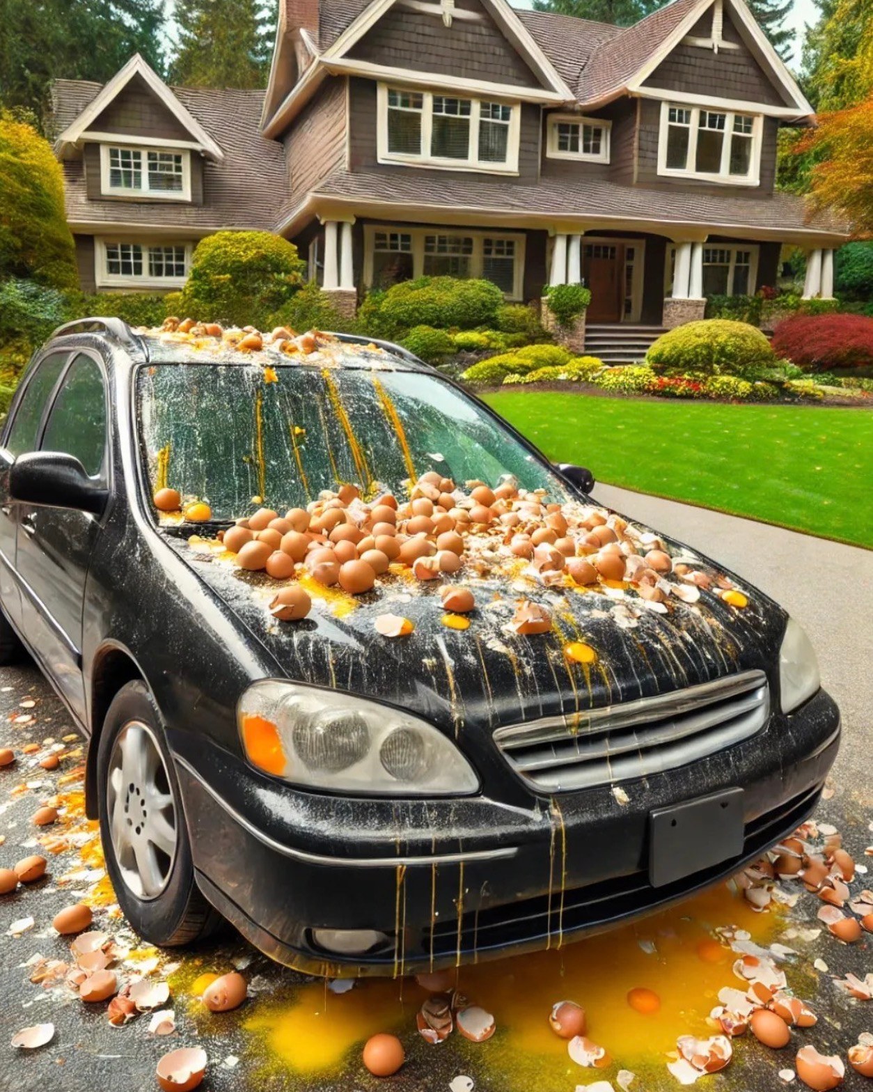 My Neighbor Threw Eggs at My Car Because of My Halloween Decorations—His Reason Will Shock You