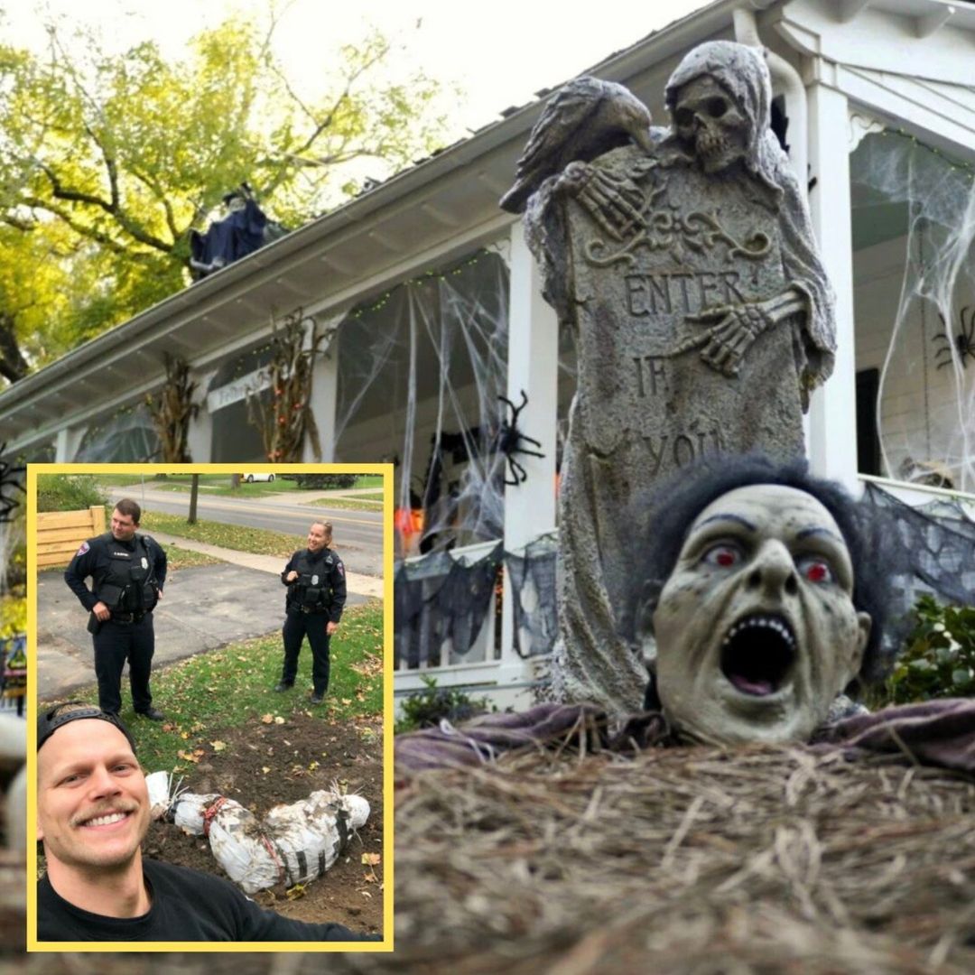 A Neighbor’s Amusing Reaction to Criticism of Their Halloween Decorations Has Gone Viral!