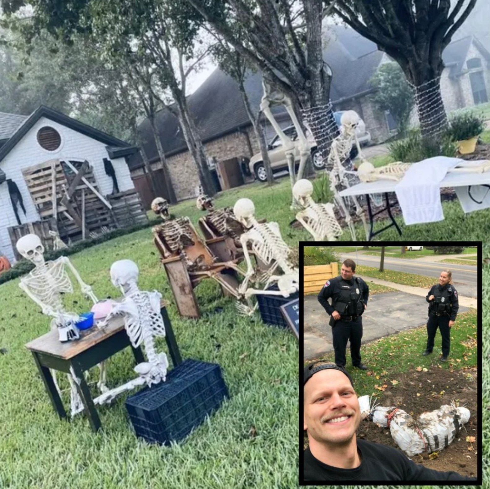 A Neighbor’s Amusing Reaction to Criticism of Their Halloween Decorations Has Gone Viral!