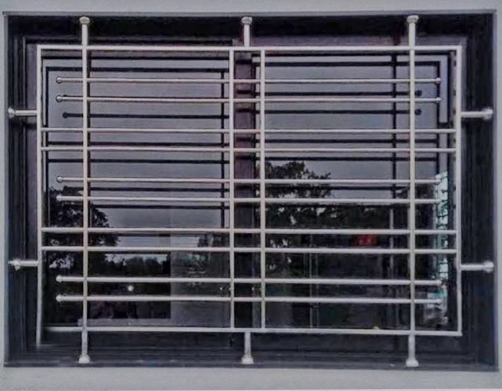 Rectangular window grill. 