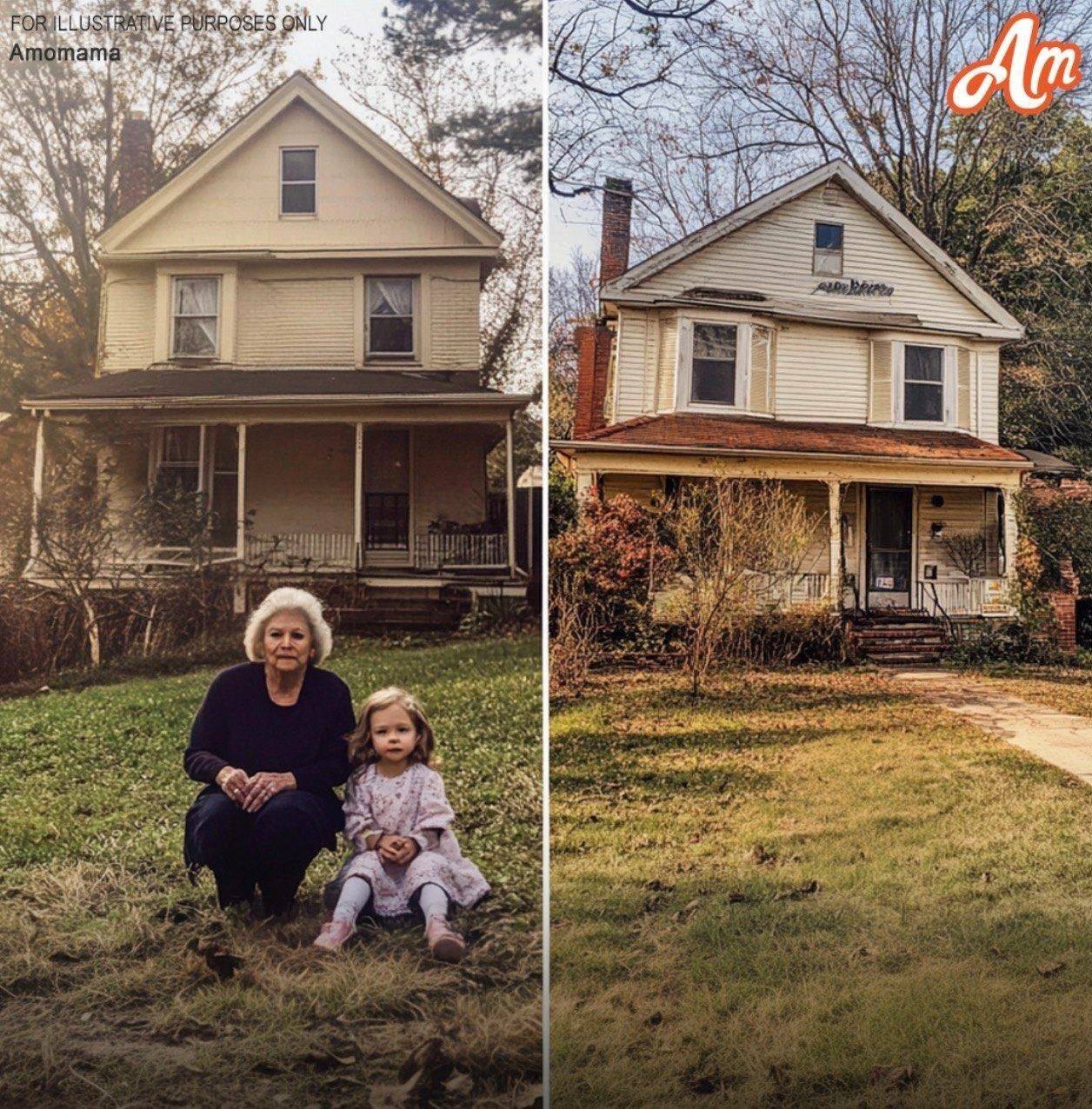 Woman Raises Her Son’s Daughter After He Left 10 Years Ago, He Comes Back to Find the House Deserted and Empty