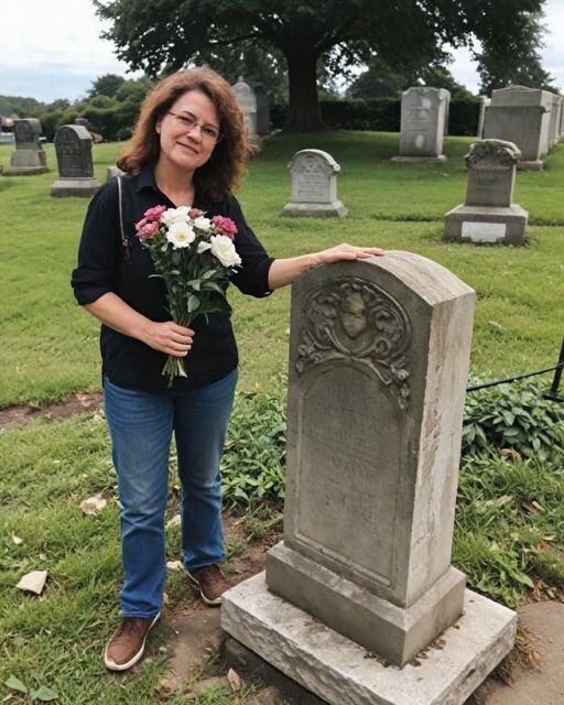 Woman meets a person online. Then Finds His Photo at a Cemetery Before His Arriival